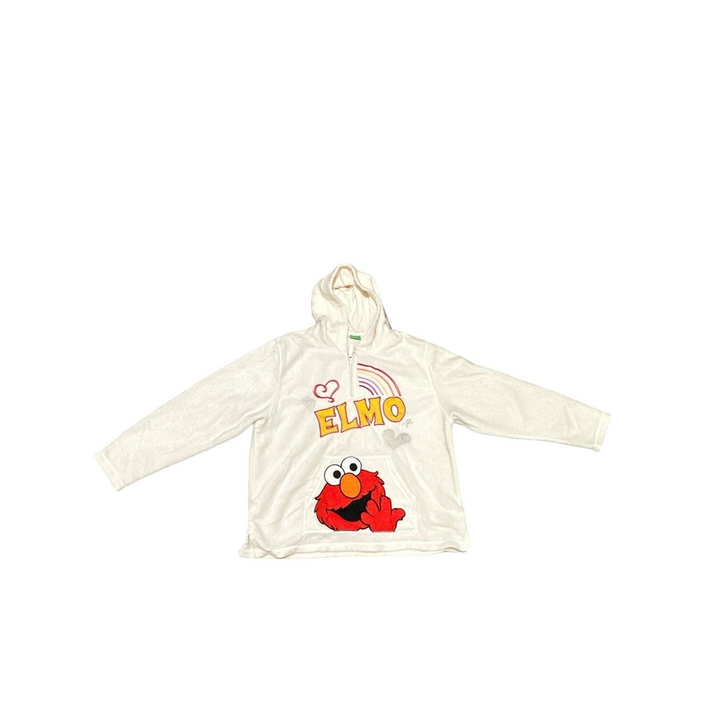 Sesame Street ELMO Quarter Zip Hoodie Fleece Womens's Size XL 2008 By Freeze - Picture 2 of 8